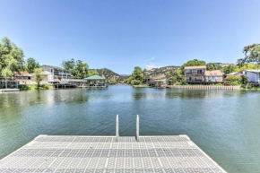 Wine Country Oasis with Waterfront Terrace and Dock!